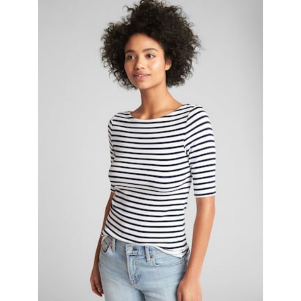 GAP Boat Neck Stripe Shirt